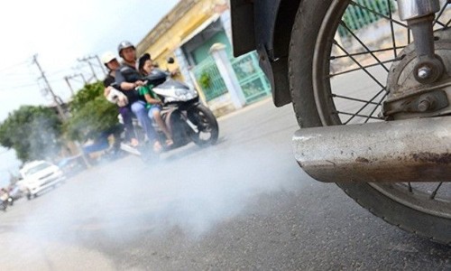 Hướng dẫn khắc phục ống pô xe máy xả khói đen