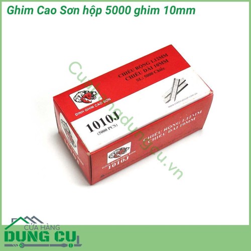 Ghim bấm gỗ Cao Sơn 10mm
