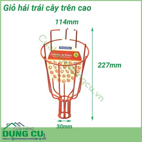 Dụng cụ hái trái cây trên cao Tramontina