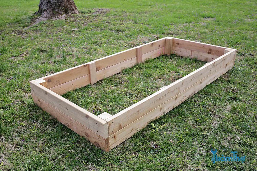 Cách tự làm khung gỗ trồng rau tiện dụng chỉ trong 4 bước