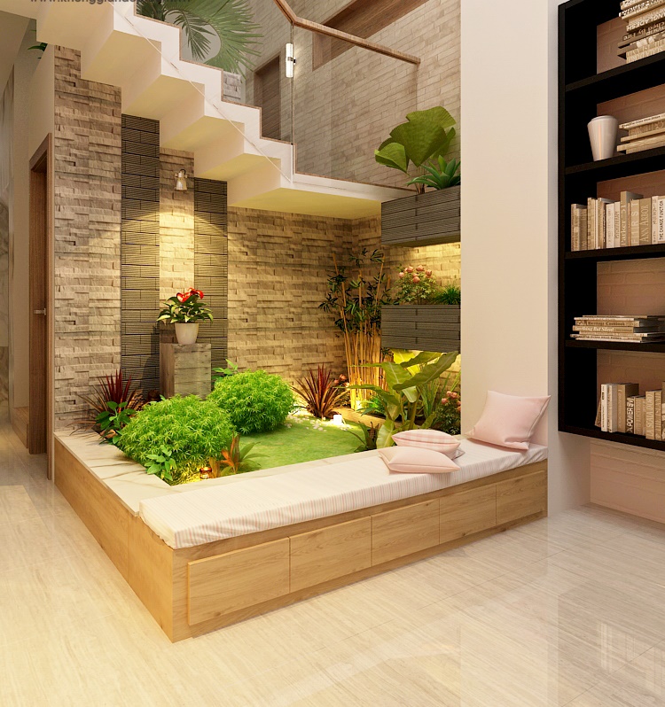 Thiết kế tiểu cảnh phòng khách