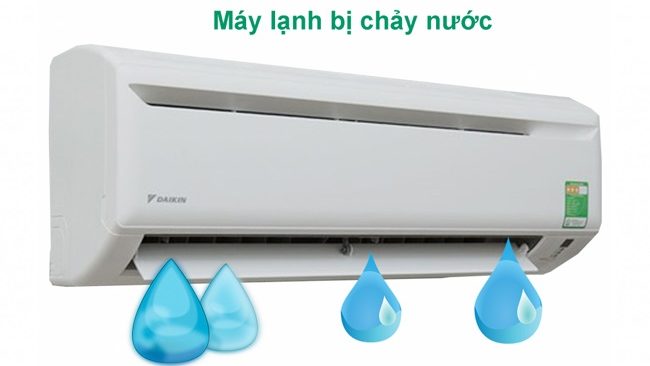 Điều hòa chảy nước ở dàn lạnh. Nguyên nhân và cách khắc phục