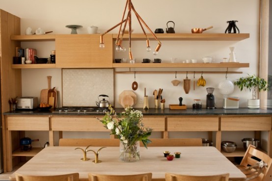 Gợi ý cách bài trí đồ nội thất gỗ phòng bếp