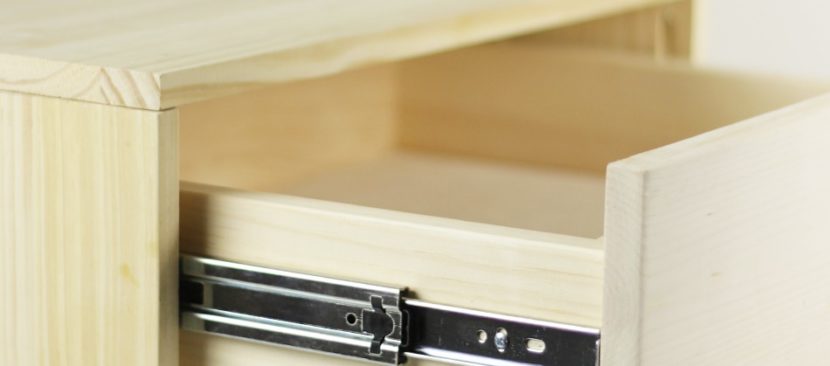 Hướng dẫn các bước lắp ray trượt ngăn kéo tủ gỗ