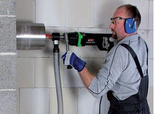 Cách sử dụng máy khoan rút lõi bê tông