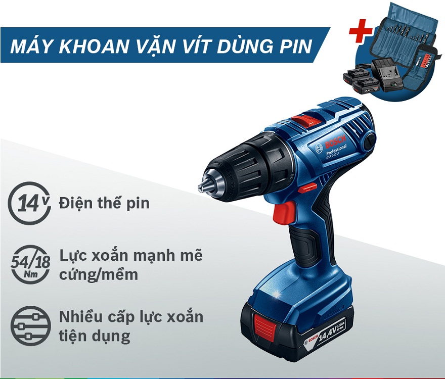 Bảo quản và sử dụng máy khoan bắt vít dùng pin