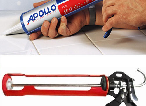 Cách dùng súng bắn keo silicon