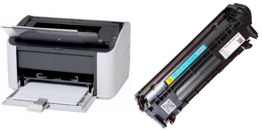 Cách thay mực máy in canon 2900