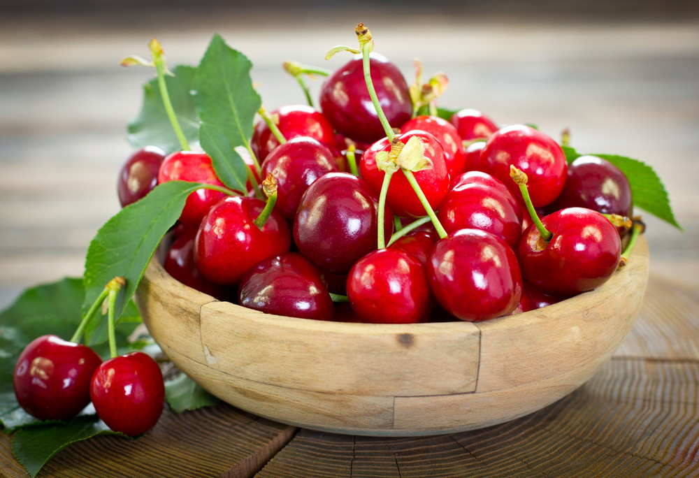 Quả cherry đỏ mọng mang lại nhiều dinh dưỡng
